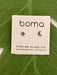 Boma Marcasite Moon and Star Post Earrings