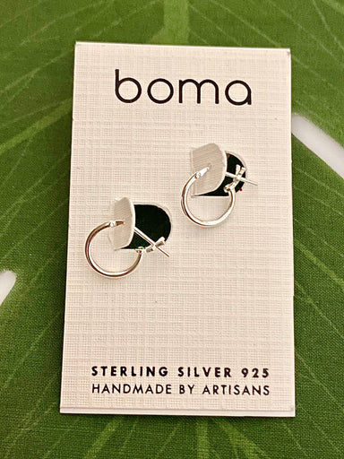 Boma Sterling Silver Earrings - Tiny Hoops .4"    