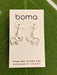 Boma Sterling Silver Outline Elephant Earrings