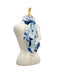 100% Cotton Scarf Blue Fish    