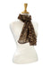 Shimmer Mini Floral Scarf -Green, Purple, Red, Brown or Teal    