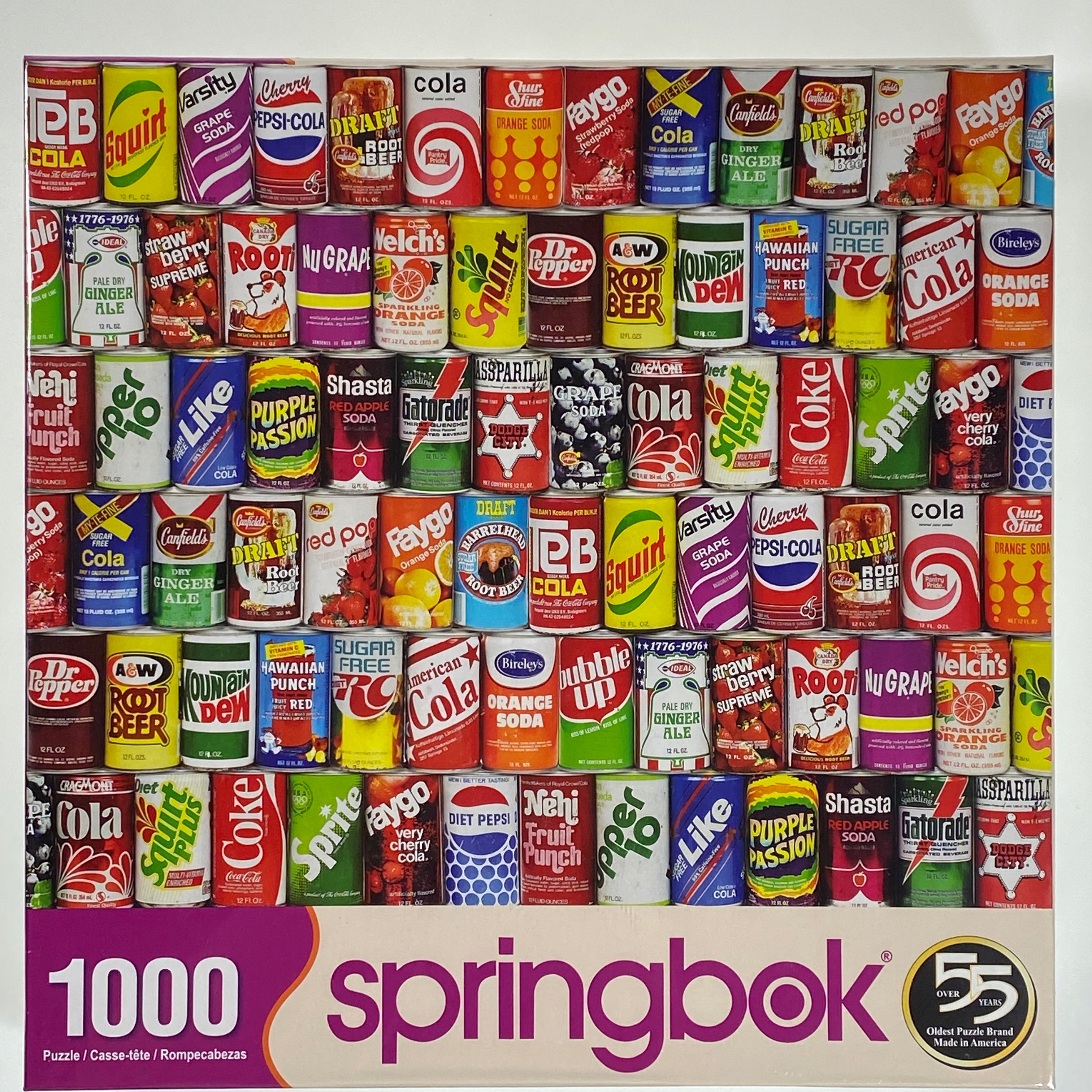 Retro Refreshments 1000 Piece Puzzle    