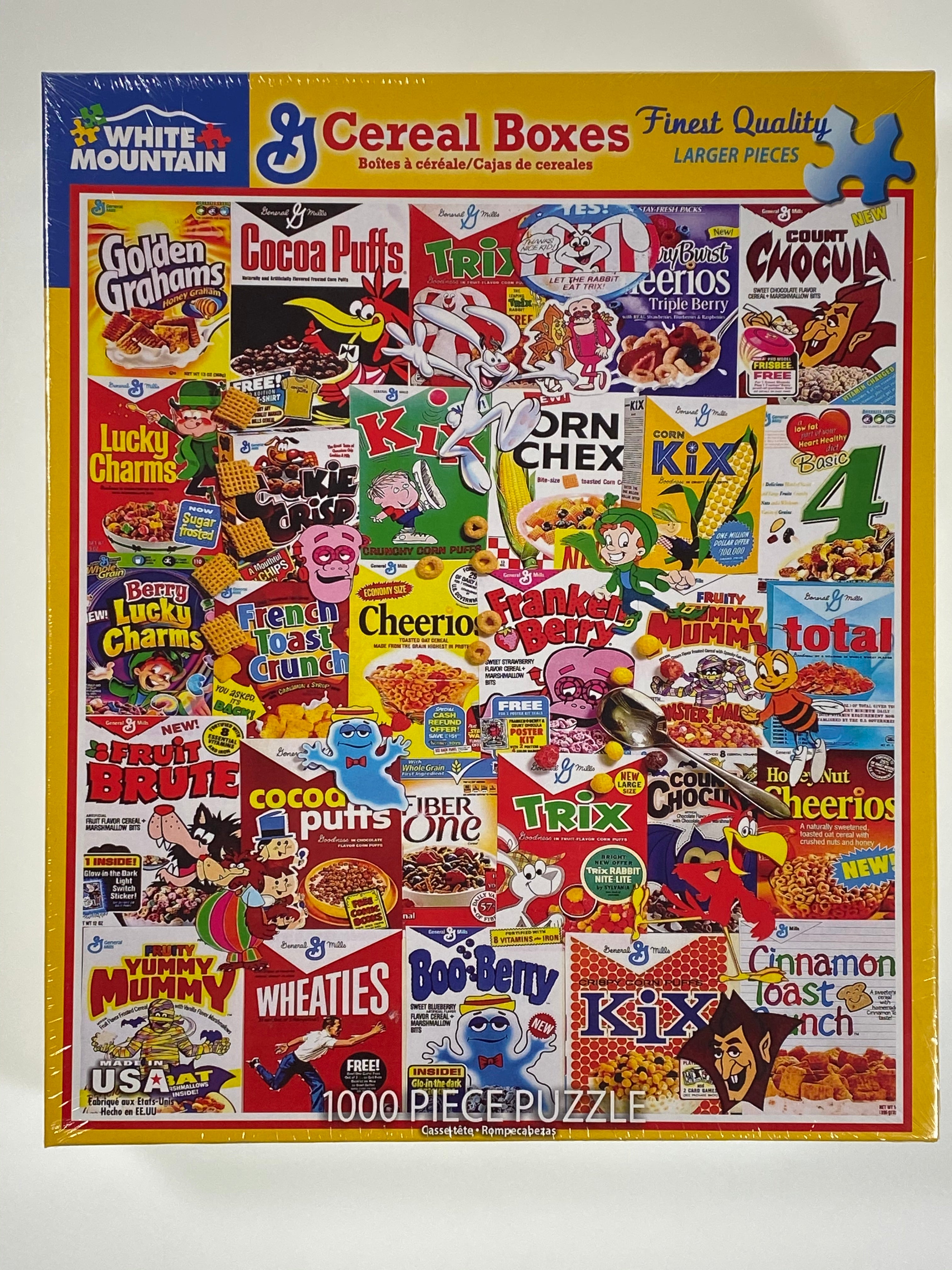 Cereal Boxes 1000 piece puzzle    