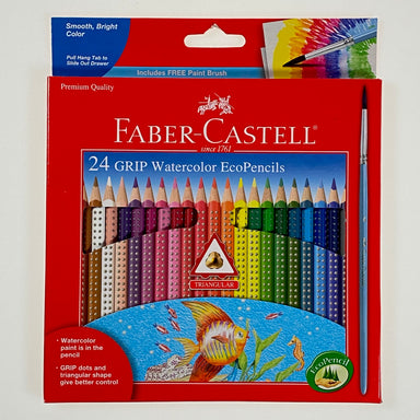 24 Triangular Grip Watercolor EcoPencils    