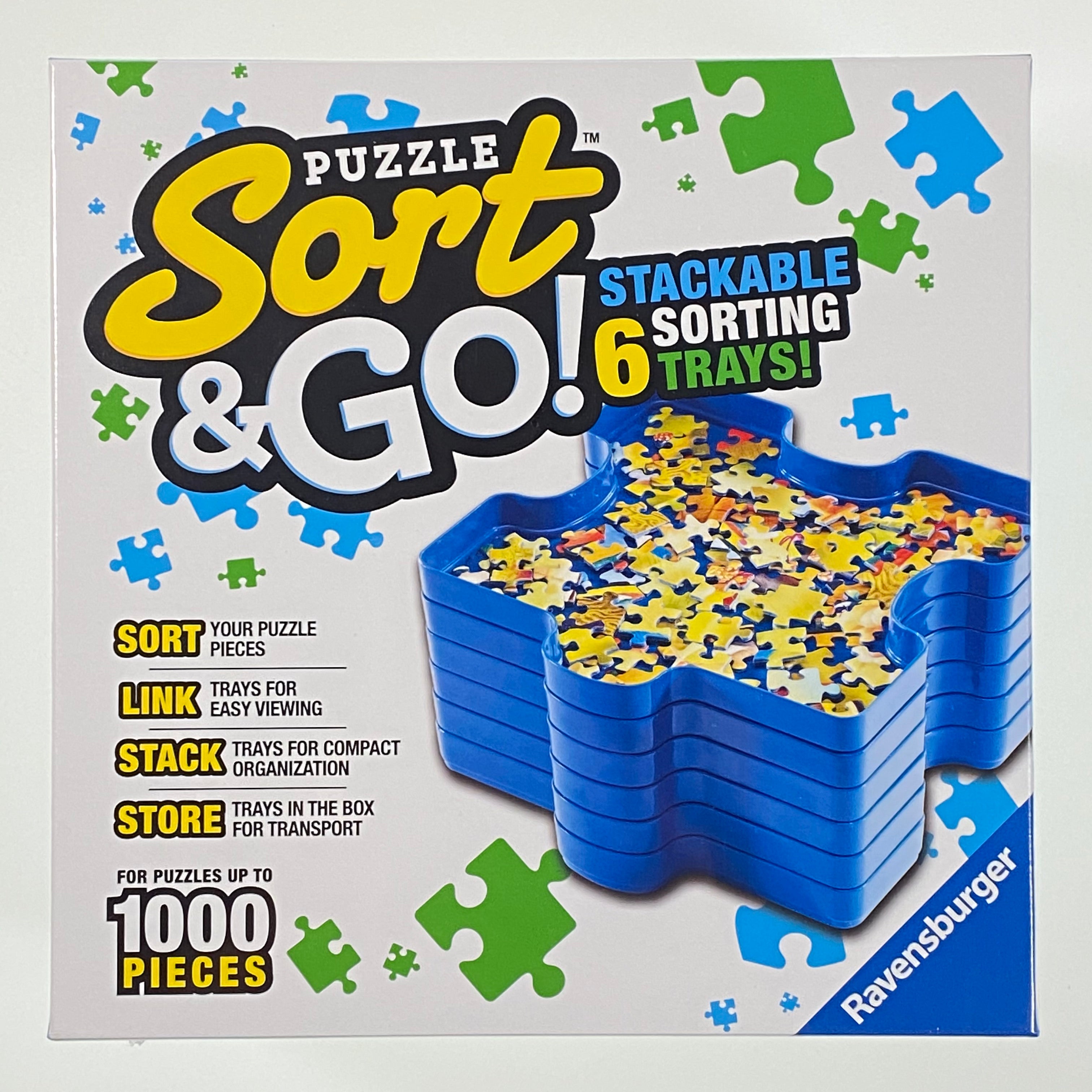 Sort & Go Stacking Puzzle Trays