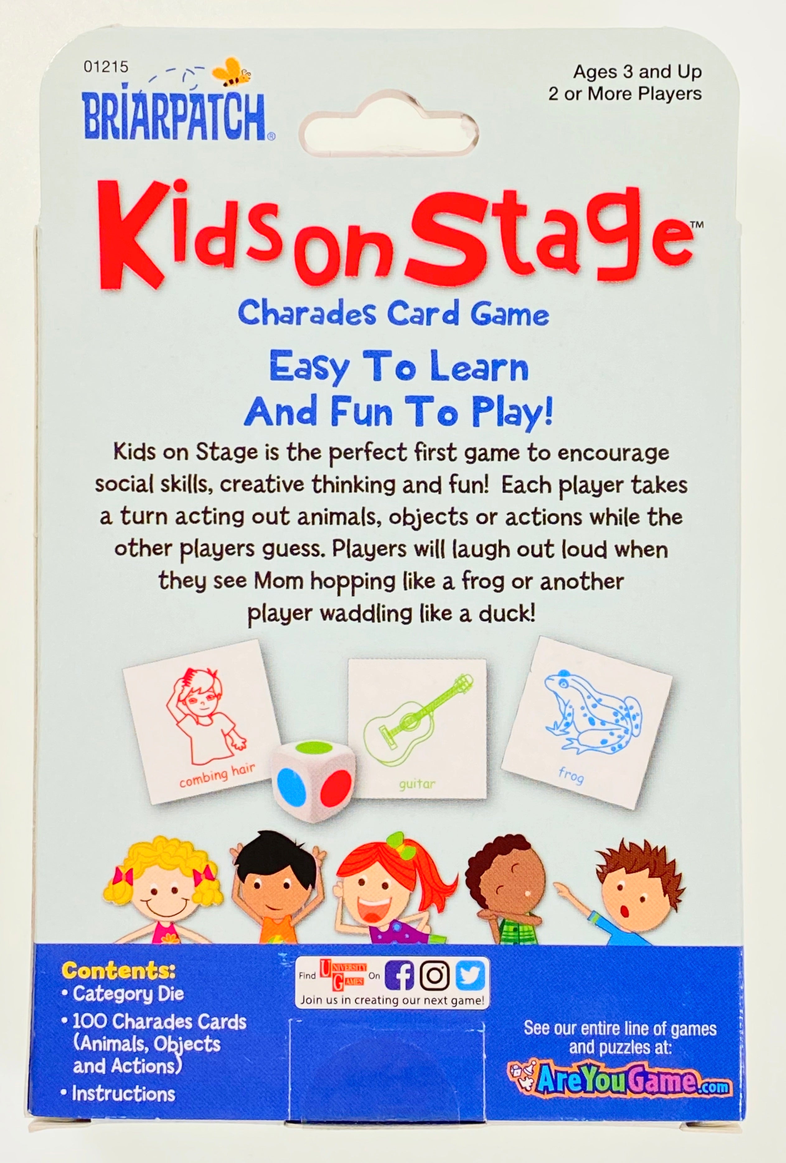 Kids on Stage Charades Card Game    