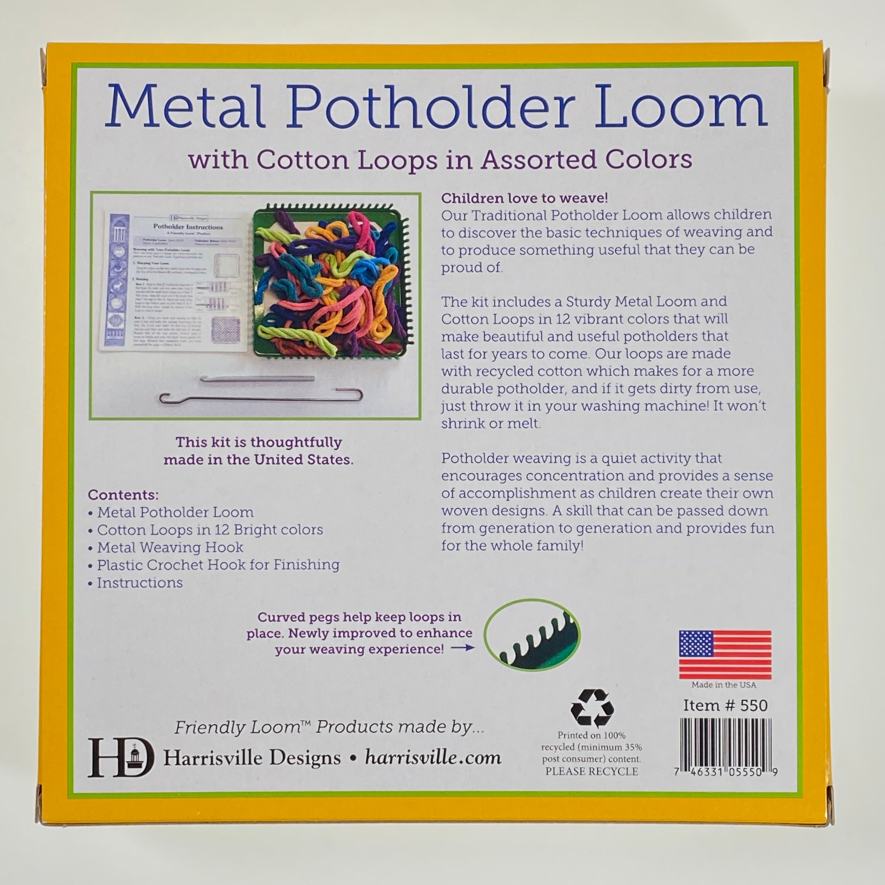 Traditional Size Potholder Loom    