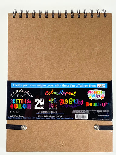 8 X 10 Sketch Book - White Paper    
