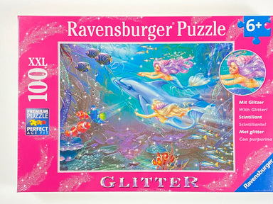 Little Mermaids Glitter 100 piece puzzle    