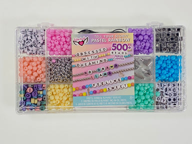 Pastel Rainbow Tell Your Story - Bead Bracelet Making Kit    