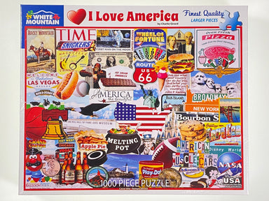 I Love America 1000 piece puzzle    