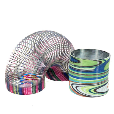 Colorful Metal Springs (Single) - Pink or Green    