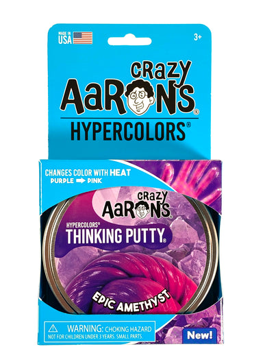 Crazy Aaron's Epic Amethyst - Hypercolor Thinking Putty    
