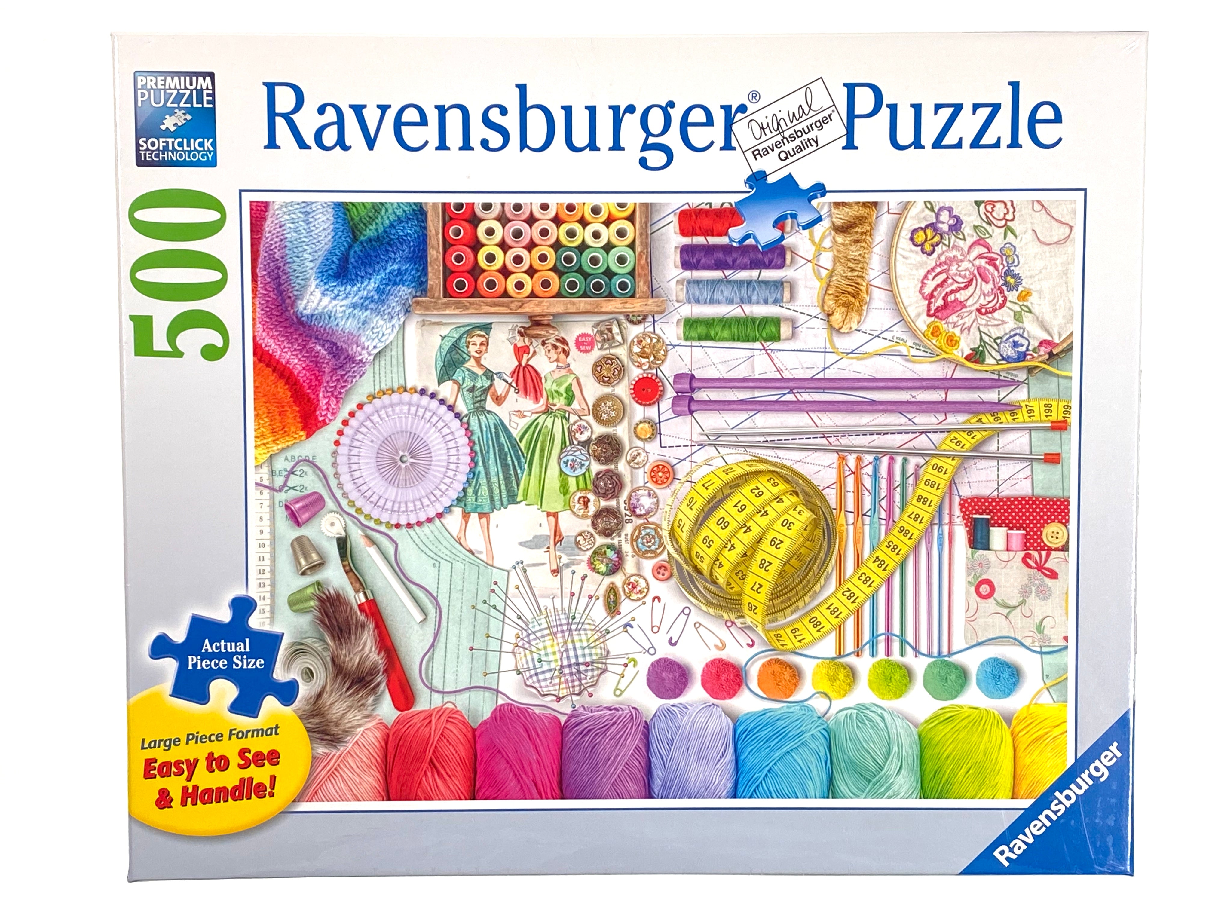 Needlework Station 500 Piece Large Format Puzzle