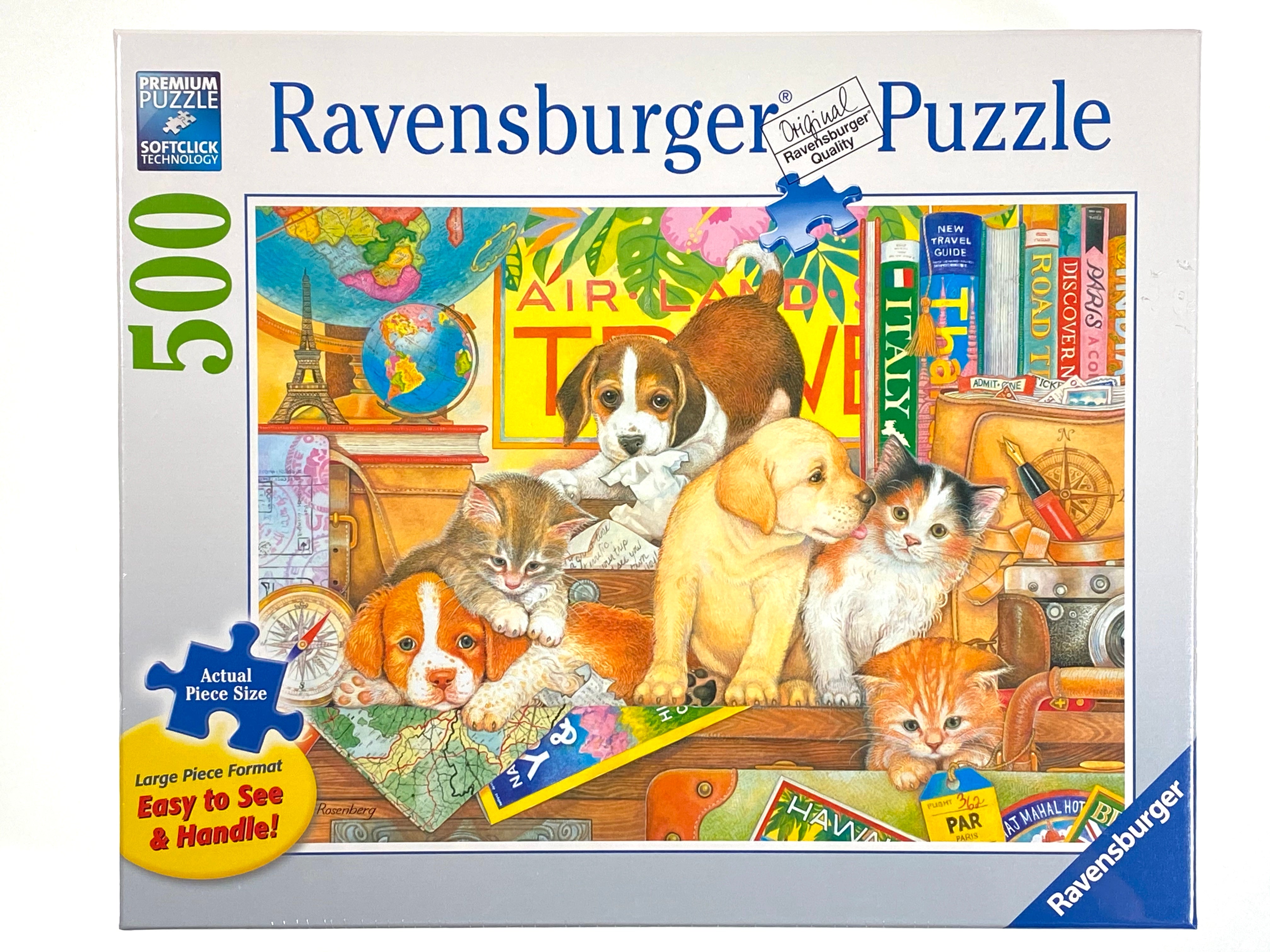 Pets on Tour large format 500 piece puzzle    