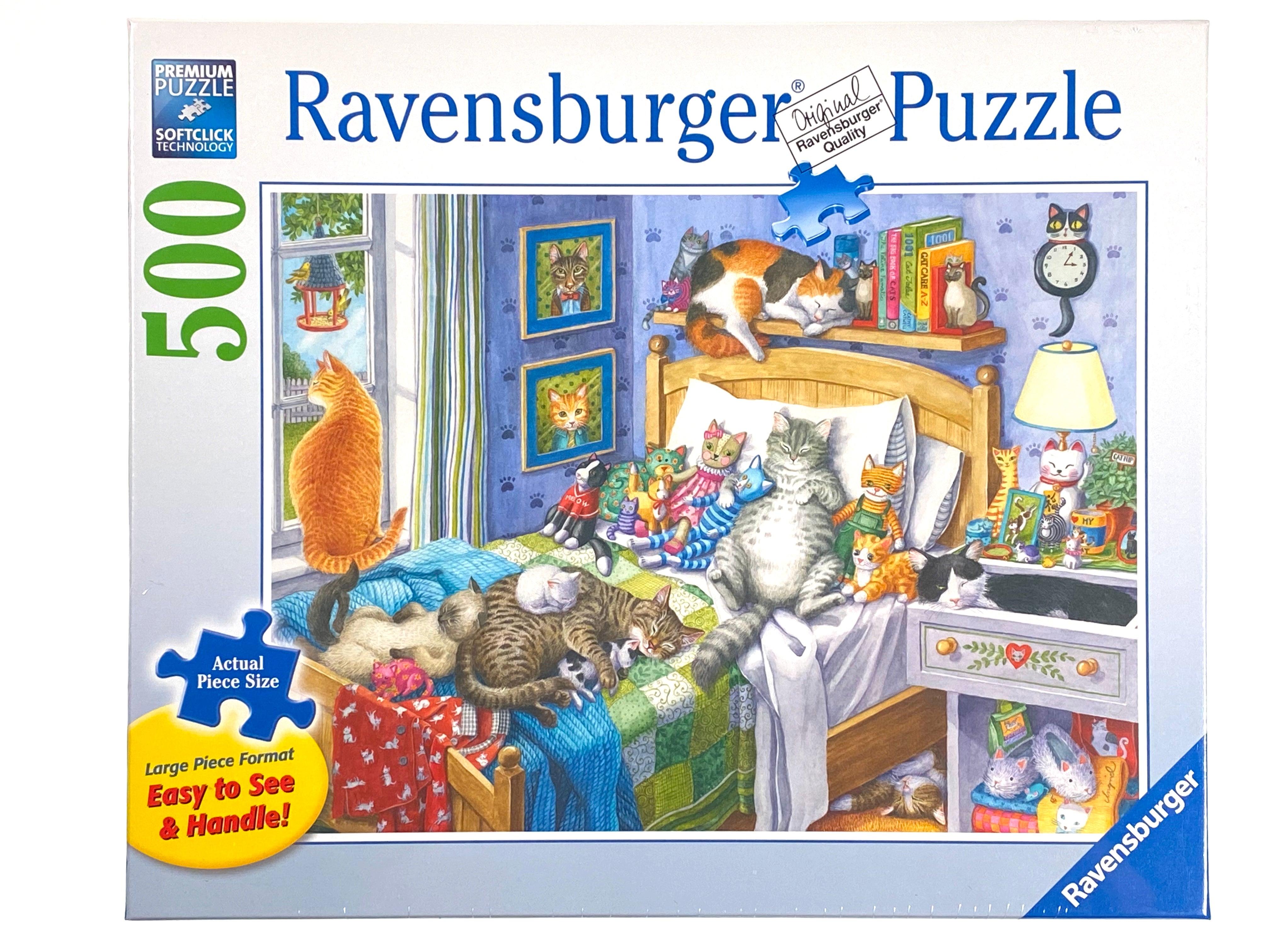Cat Nap 500 Piece Large Format Puzzle