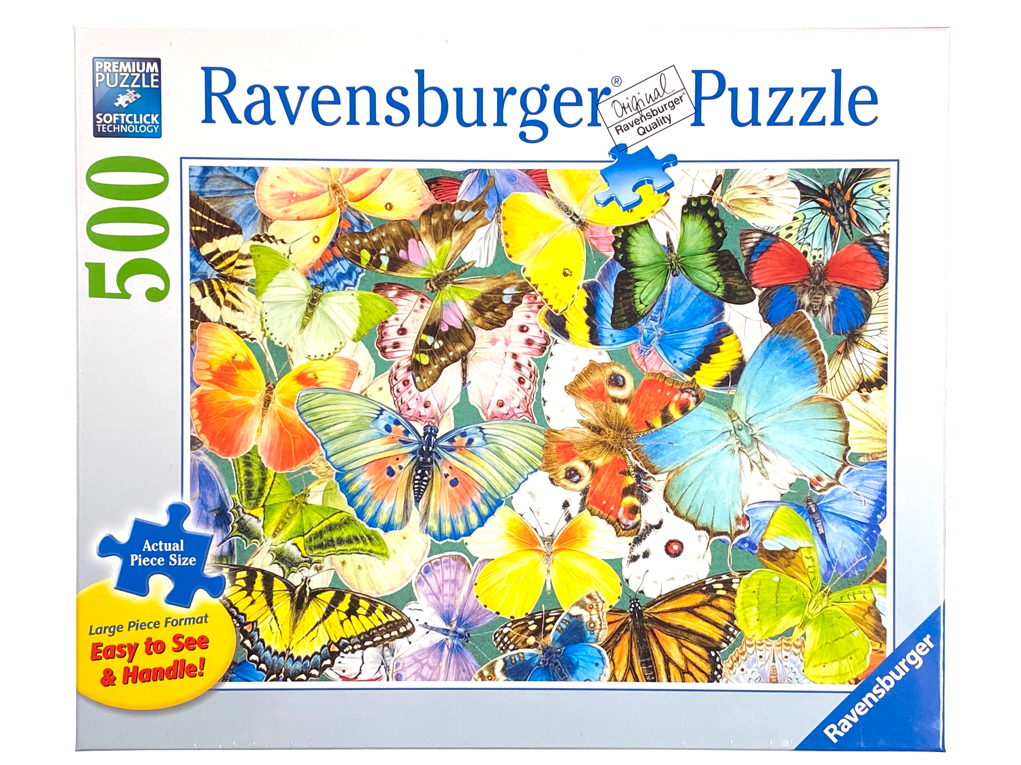 Butterflies large format 500 piece puzzle    
