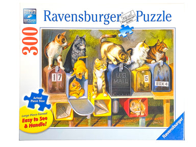 Cat's Got Mail large format 300 piece puzzle    