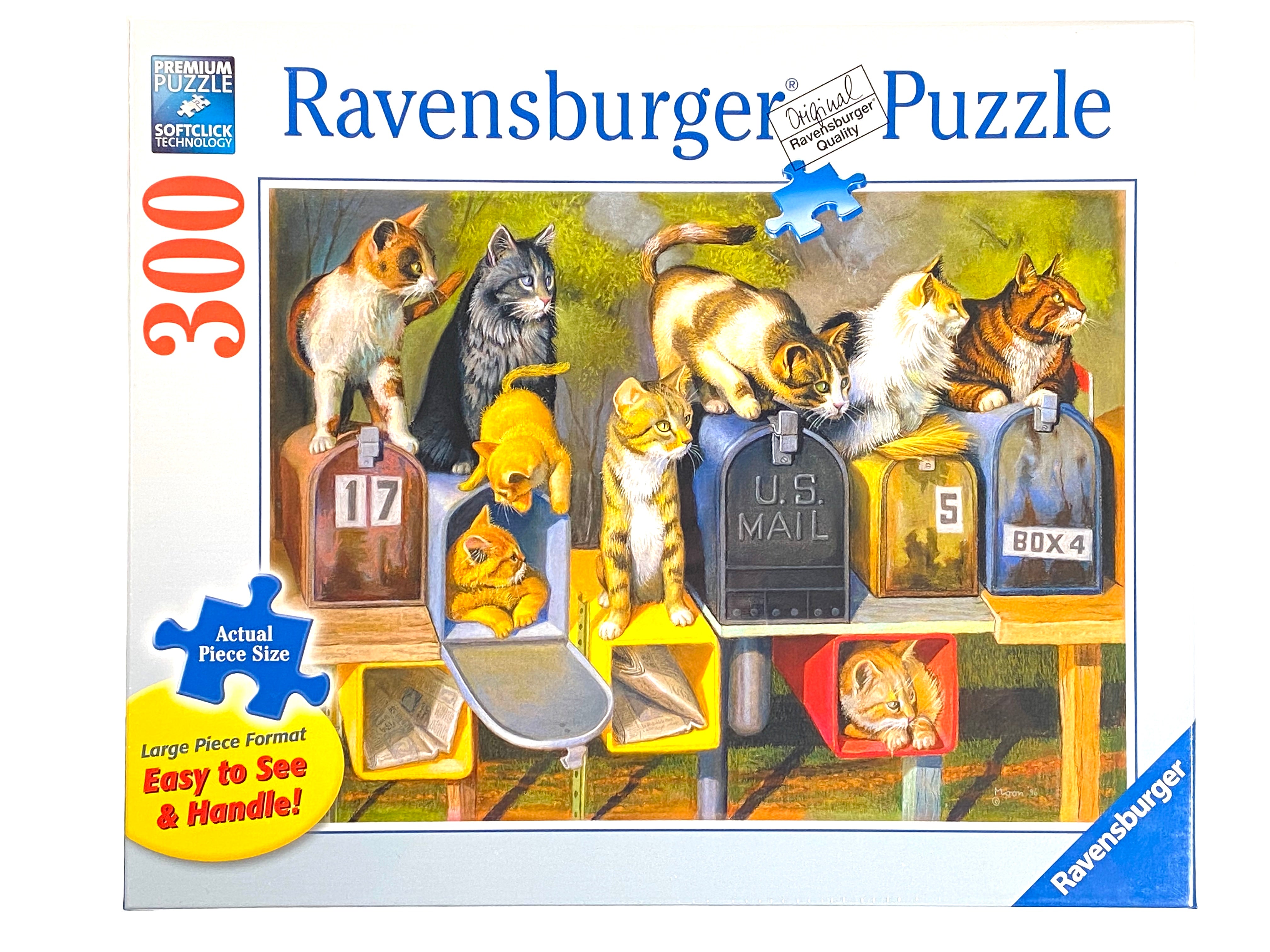 Cat's Got Mail large format 300 piece puzzle    