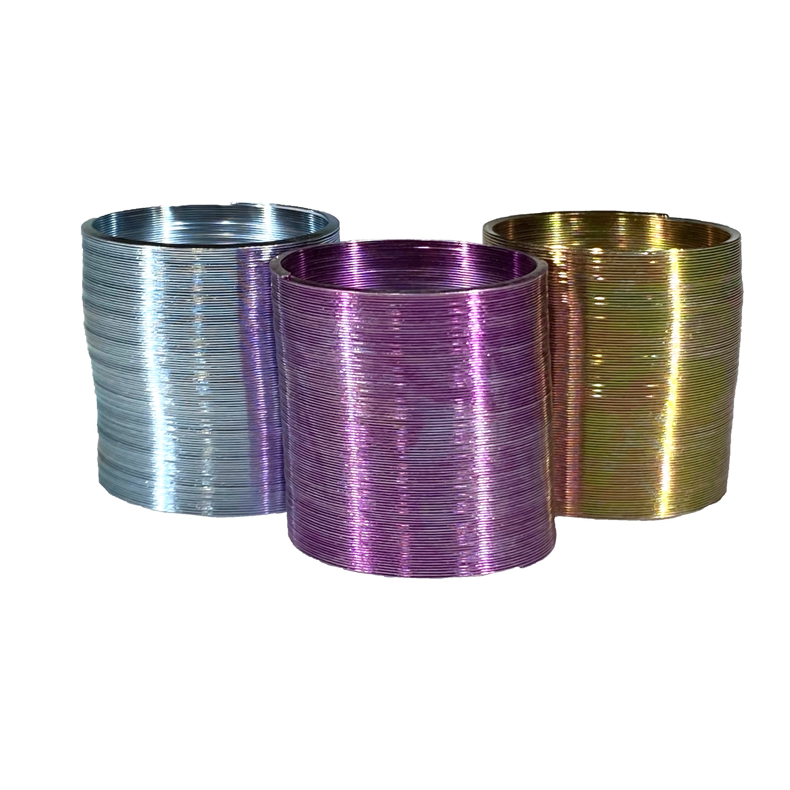 1 Inch Mini Metal Spring - Silver, Gold or Pink    