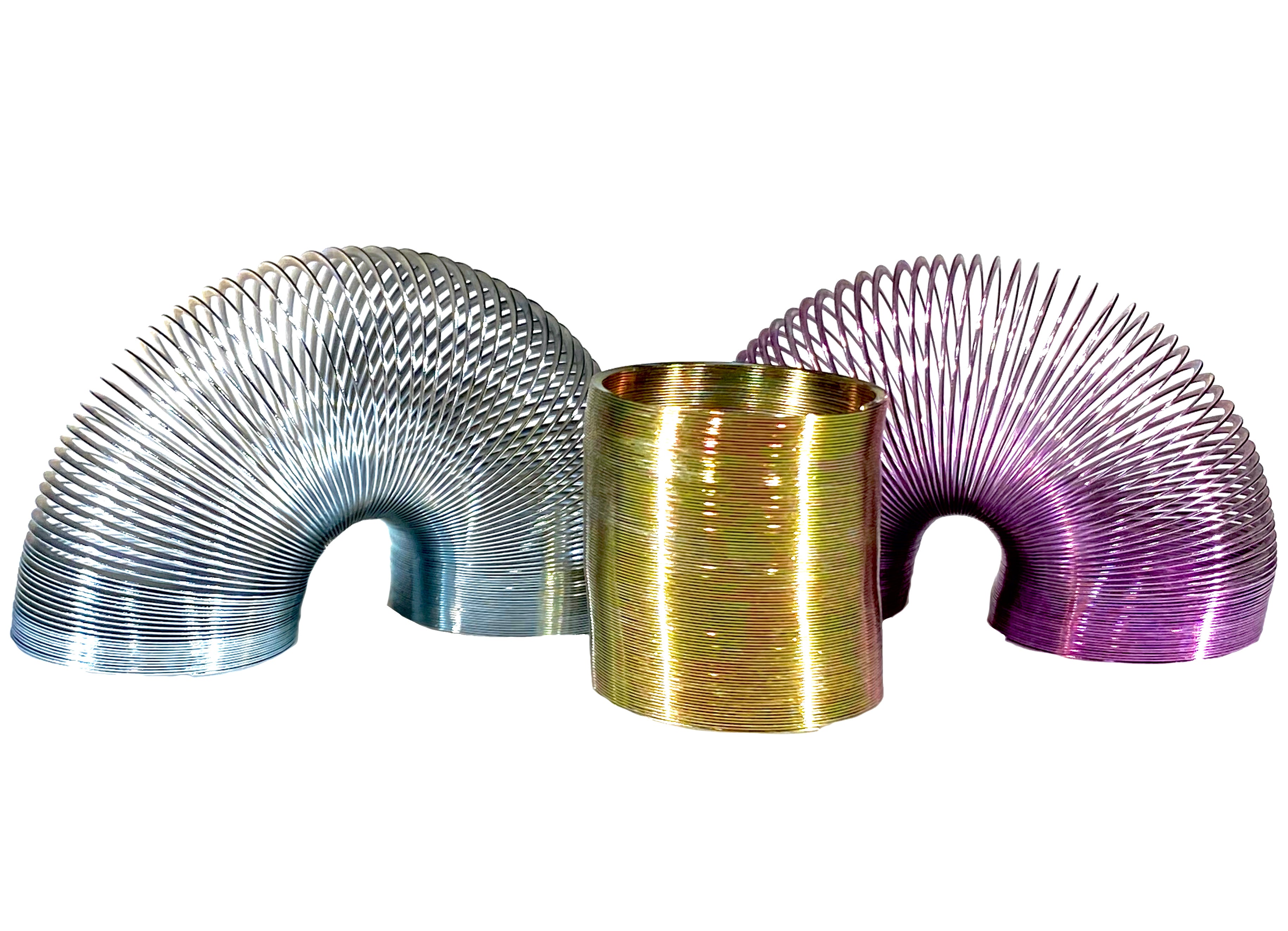 1 Inch Mini Metal Spring - Silver, Gold or Pink    