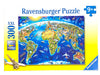 World Landmarks Map 300 Piece Puzzle