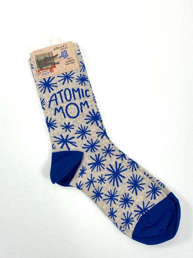 Blue Q Womens Crew Socks - Atomic Mom    