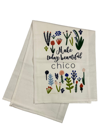 Floursack Printed Dishtowel Make Today Beautiful Chico    
