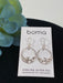 Boma Sterling Silver Earring - Open Circle With Branch    