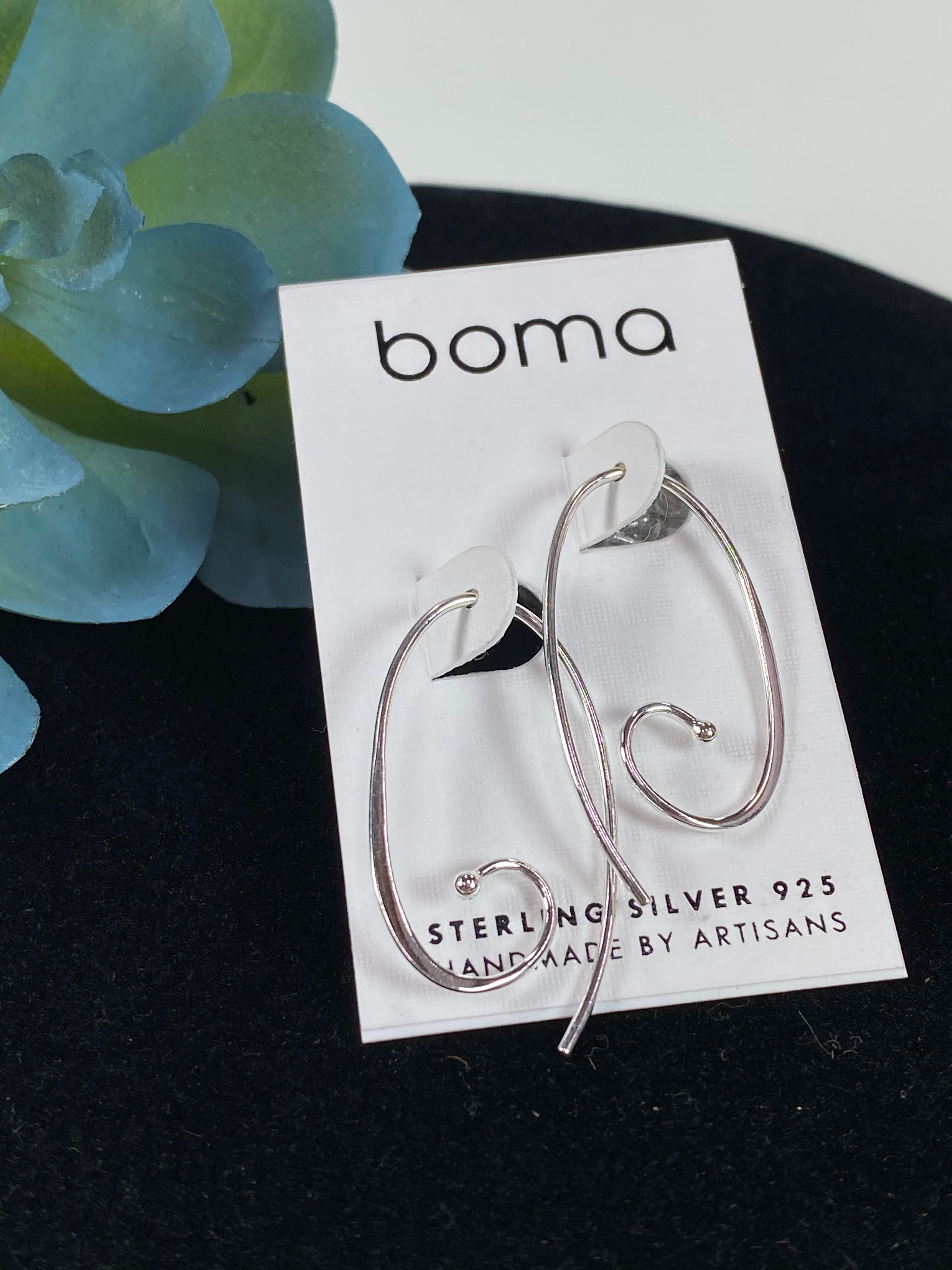 Boma Oval Spiral Pull Through Hoops