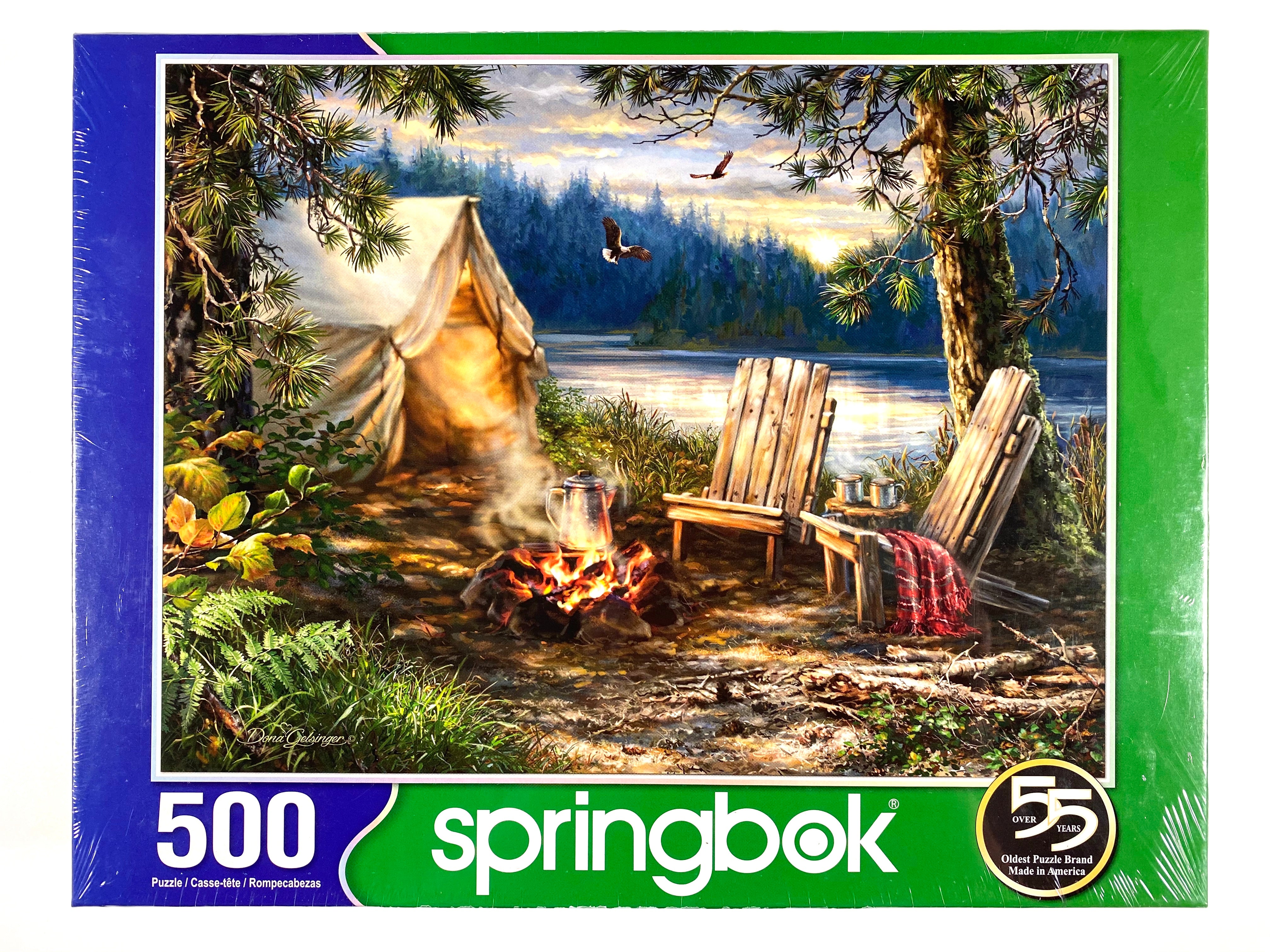 Evening at the Lake 500 piece puzzle