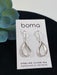 Boma Sterling Silver Matte Teardrop    