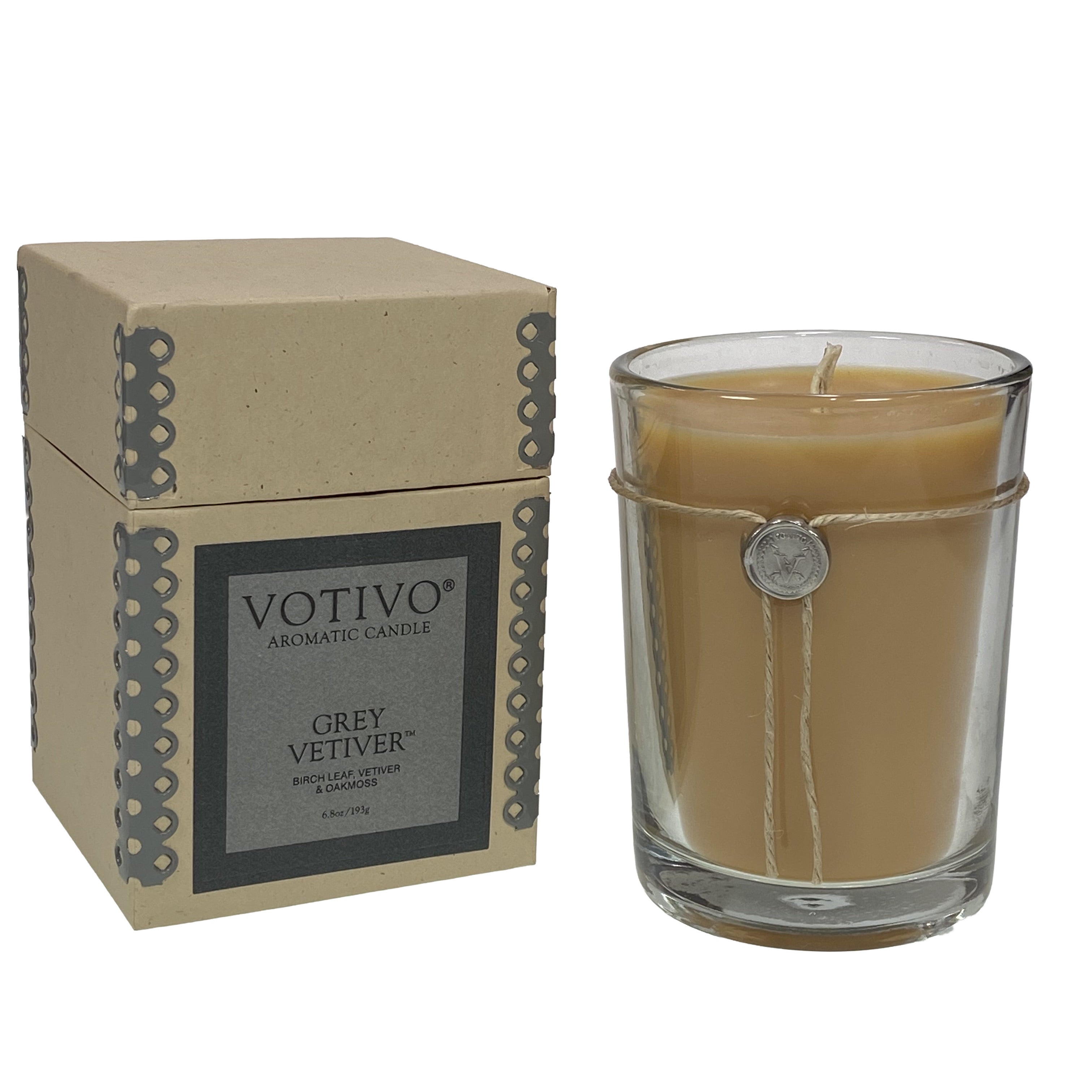Votivo Aromatic Candle 6.8oz Grey Vetiver    