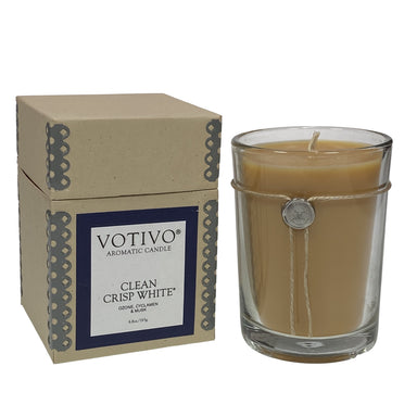 Votivo Aromatic Candle 6.8oz Clean Crisp White    