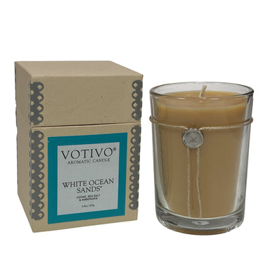 Votivo Aromatic Candle 6.8oz White Ocean Sands    