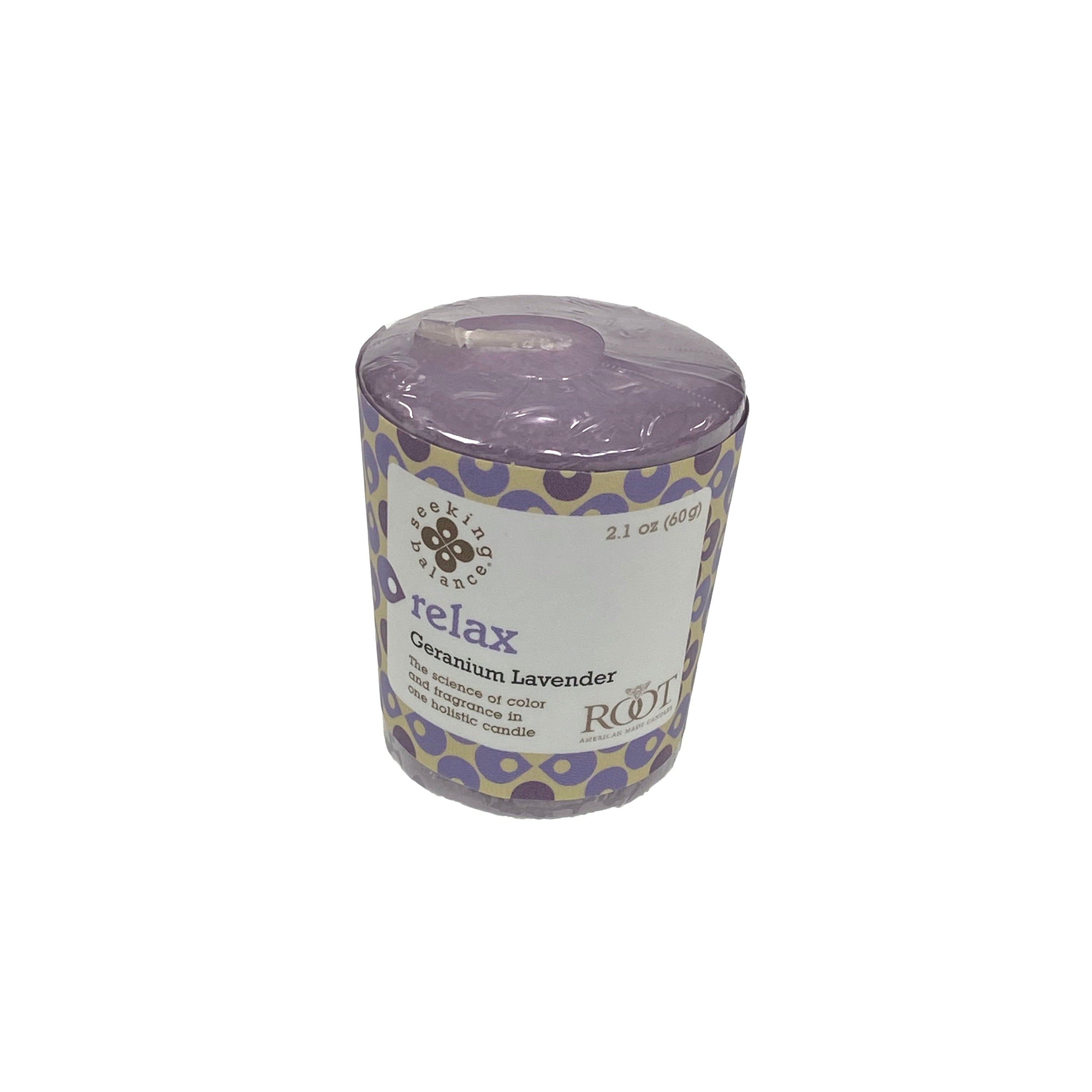 Root Candles Seeking Balance Votive - Relax    
