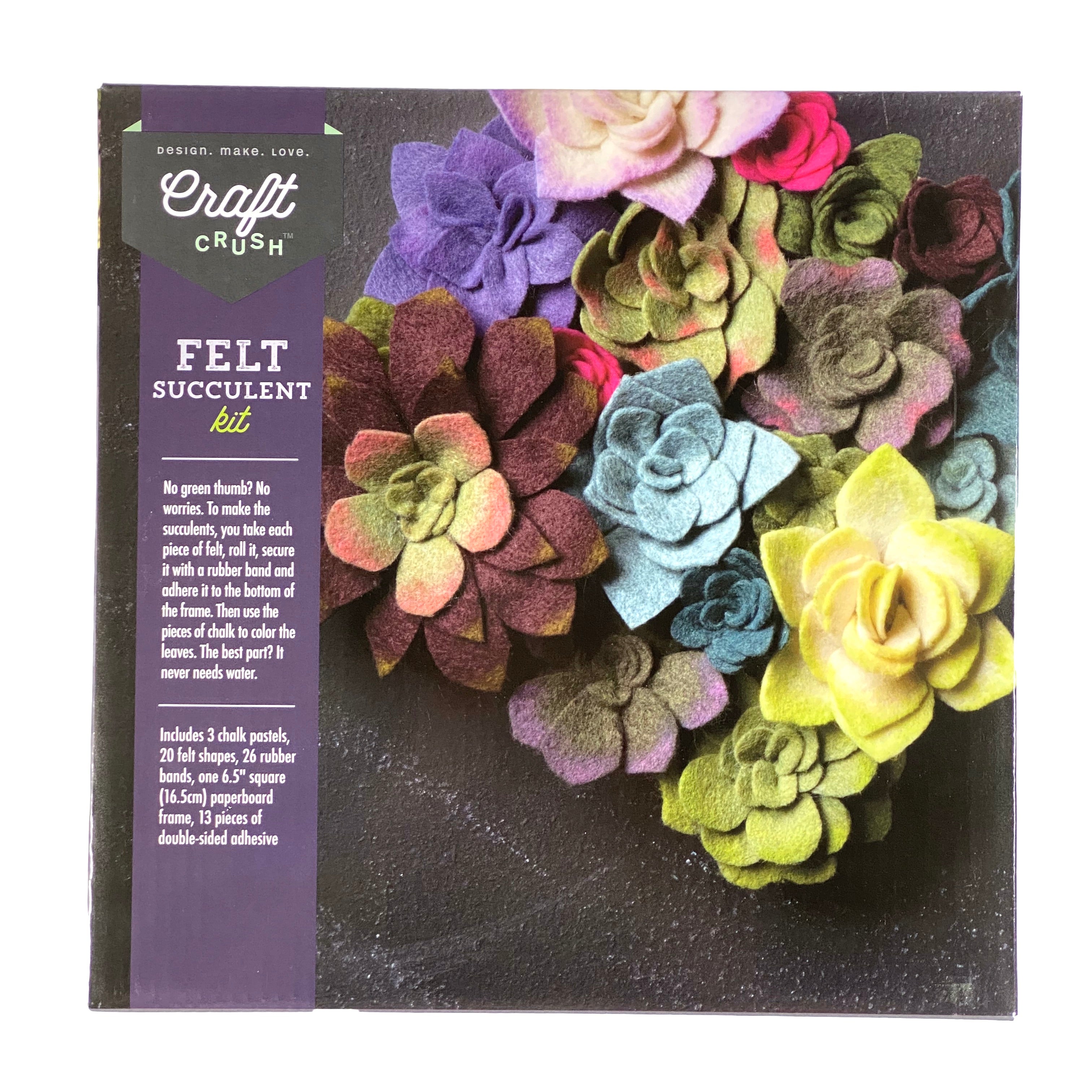 Craft Crush - Felt Succulent Kit    