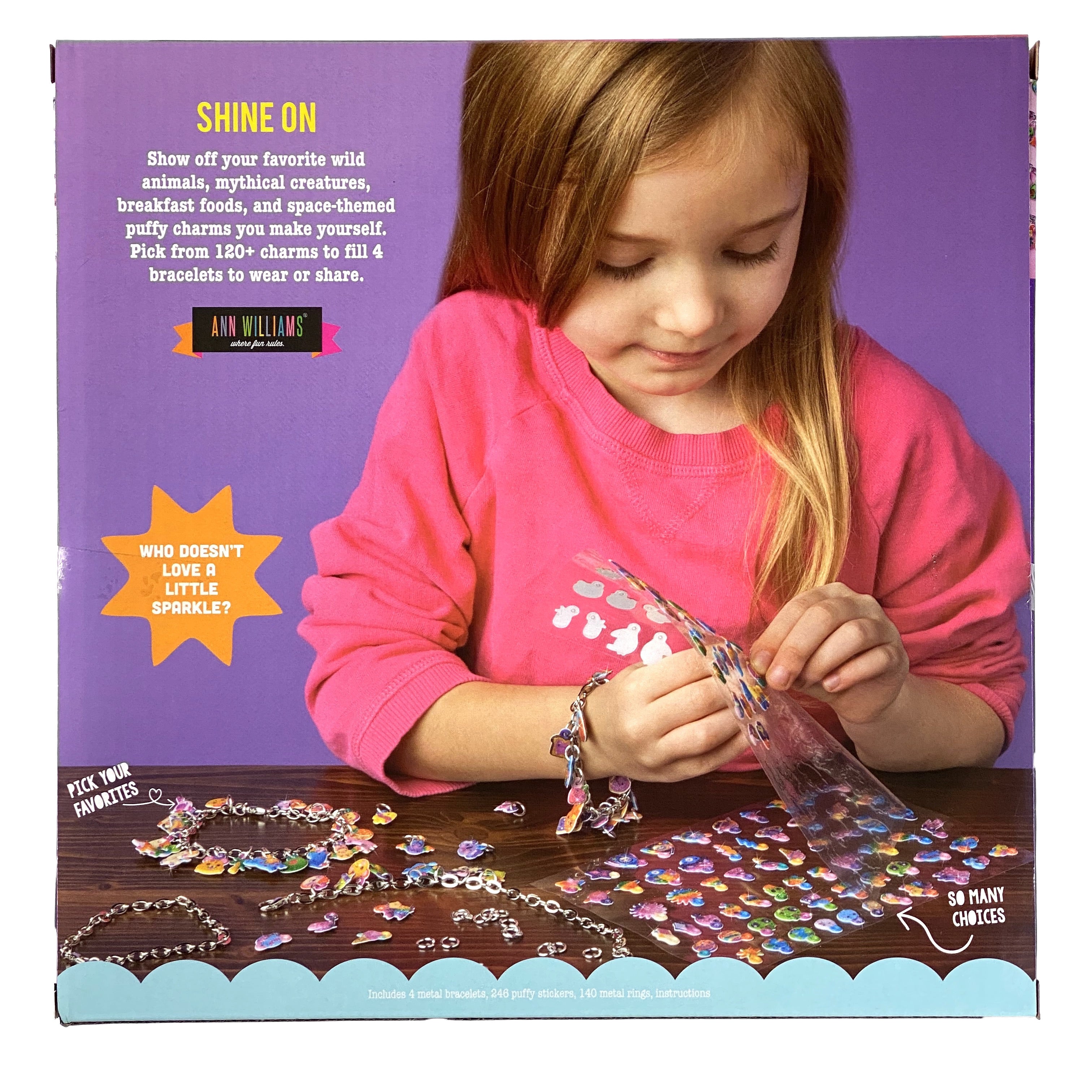 DIY Sparkle Charm Bracelets    