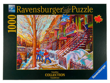Street Hockey 1000 piece puzzle    
