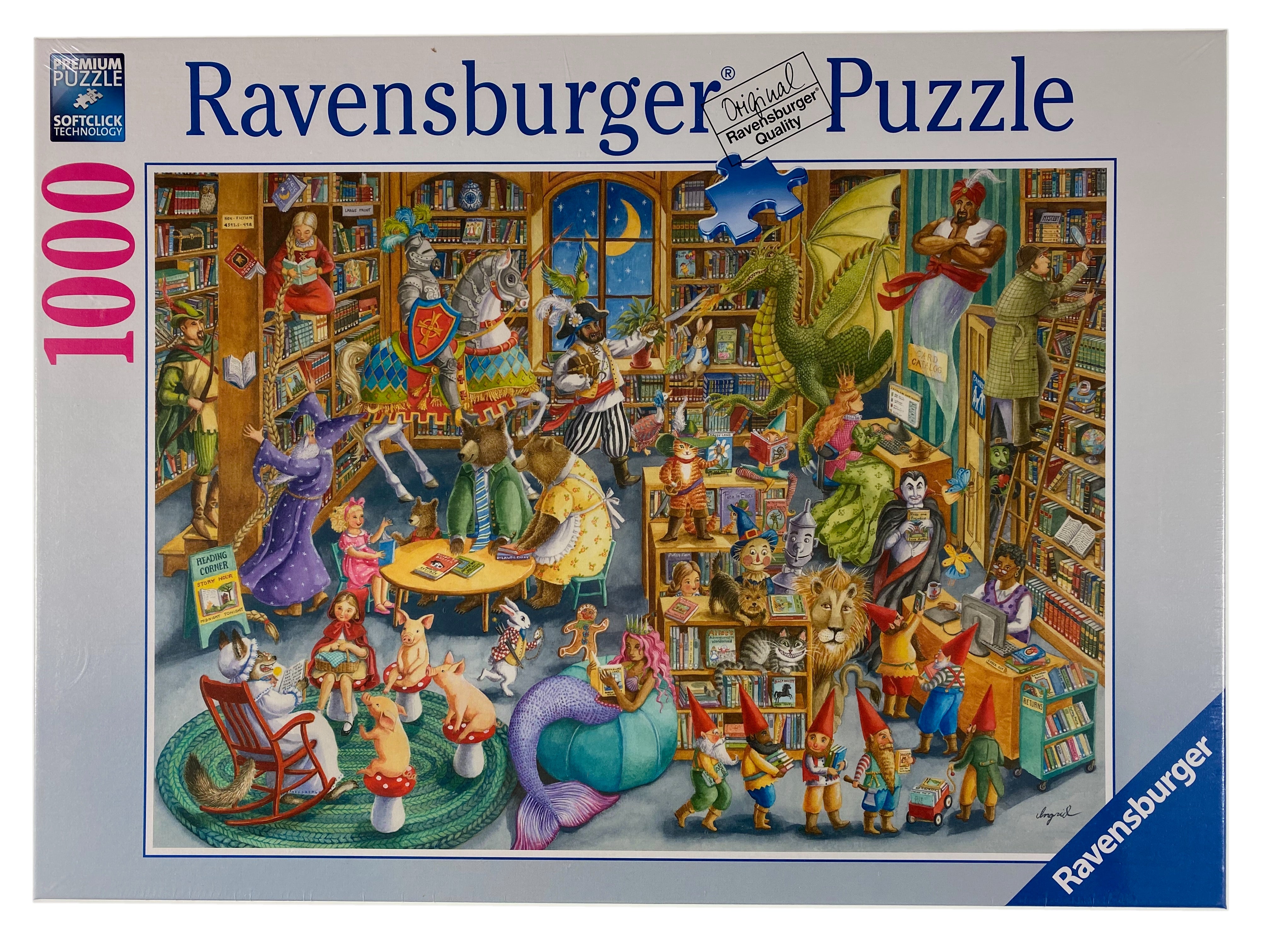 Midnight at the Library 1000 Piece Puzzle