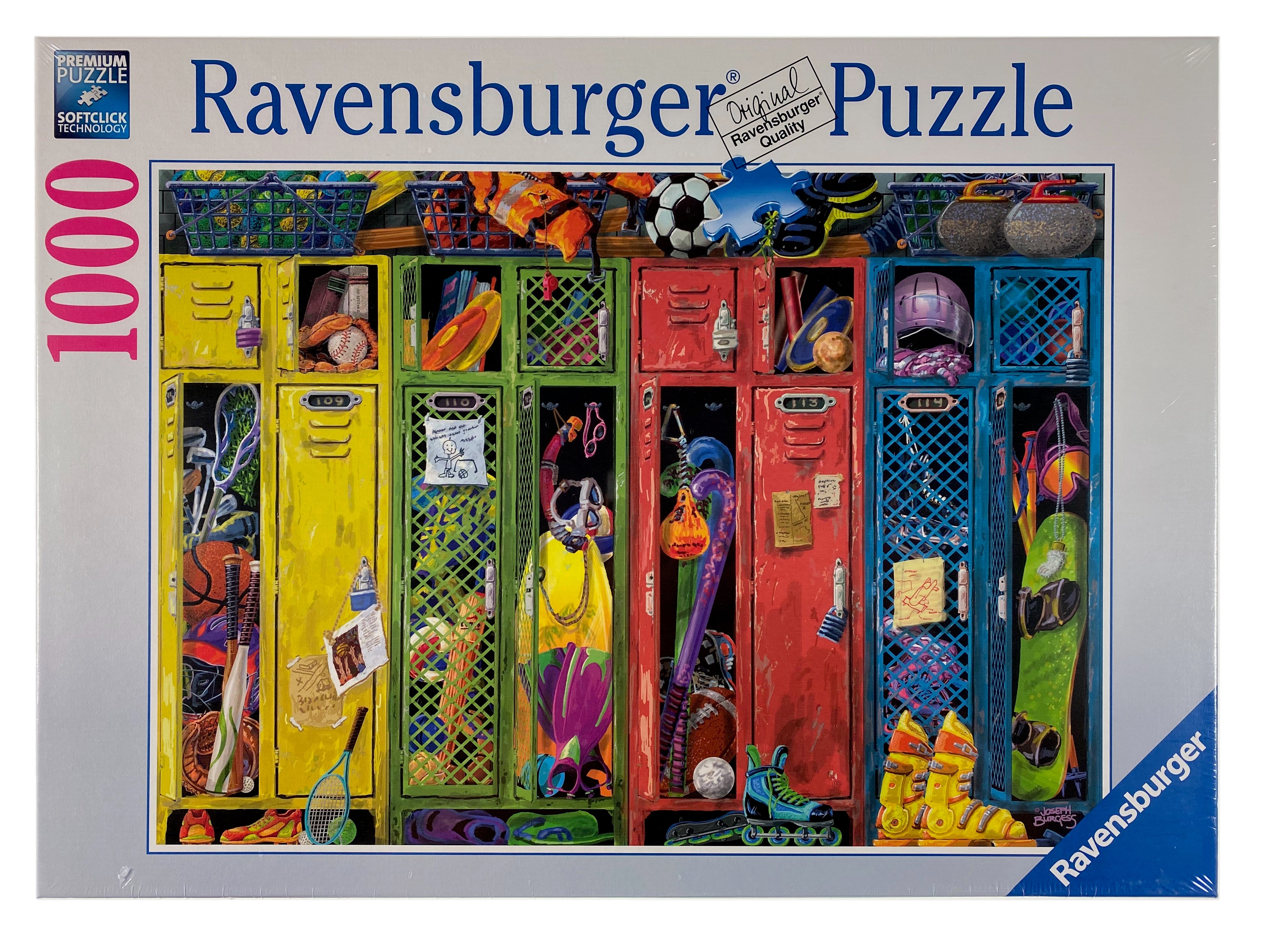 The Locker Room 1000 piece puzzle    