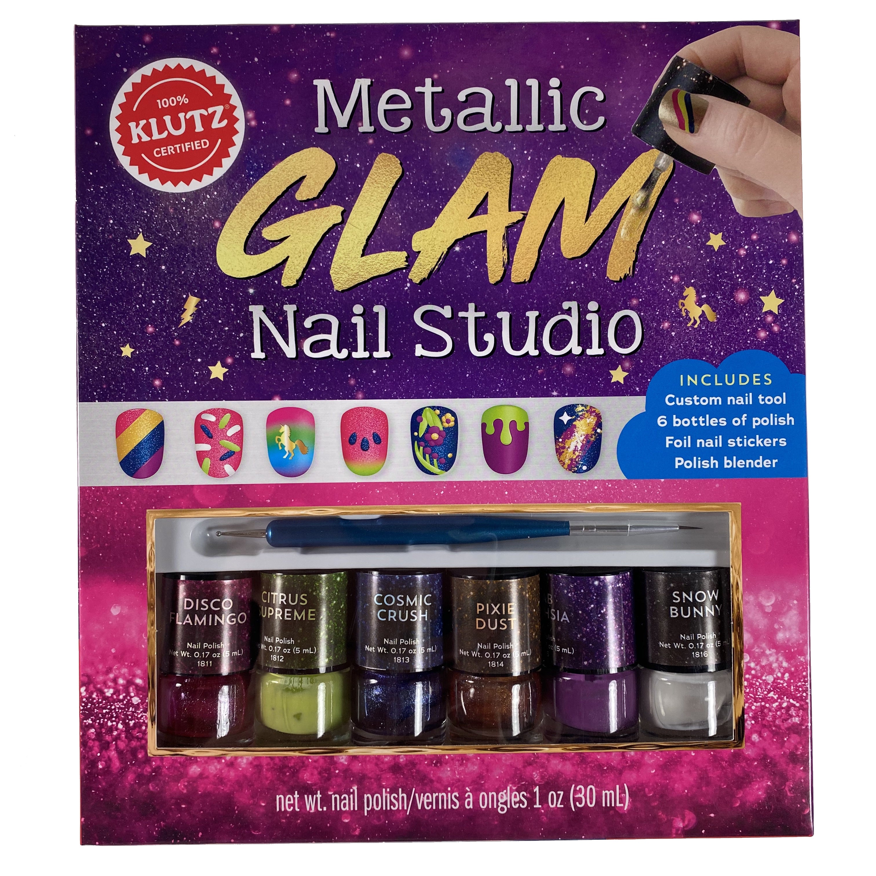 Klutz Metallic Glam Nail Studio    