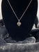 Boma Sterling Silver Necklace Marcasite Heart    