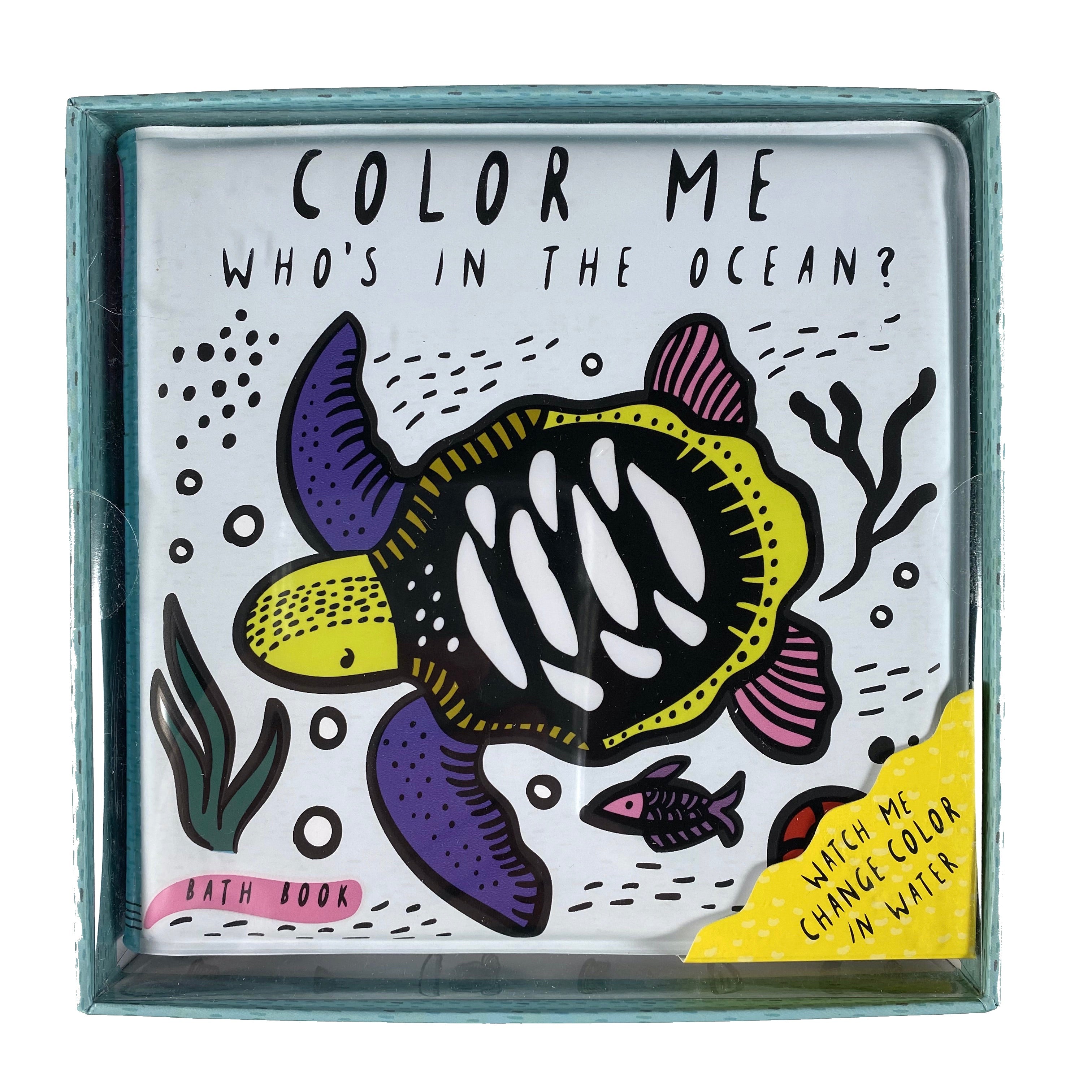 Color Me - Who's in the Ocean? Bath Book    
