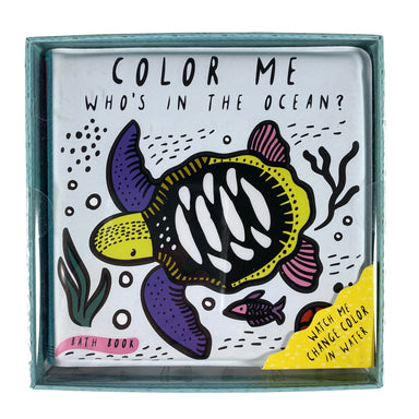 Color Me - Who's in the Ocean? Bath Book    