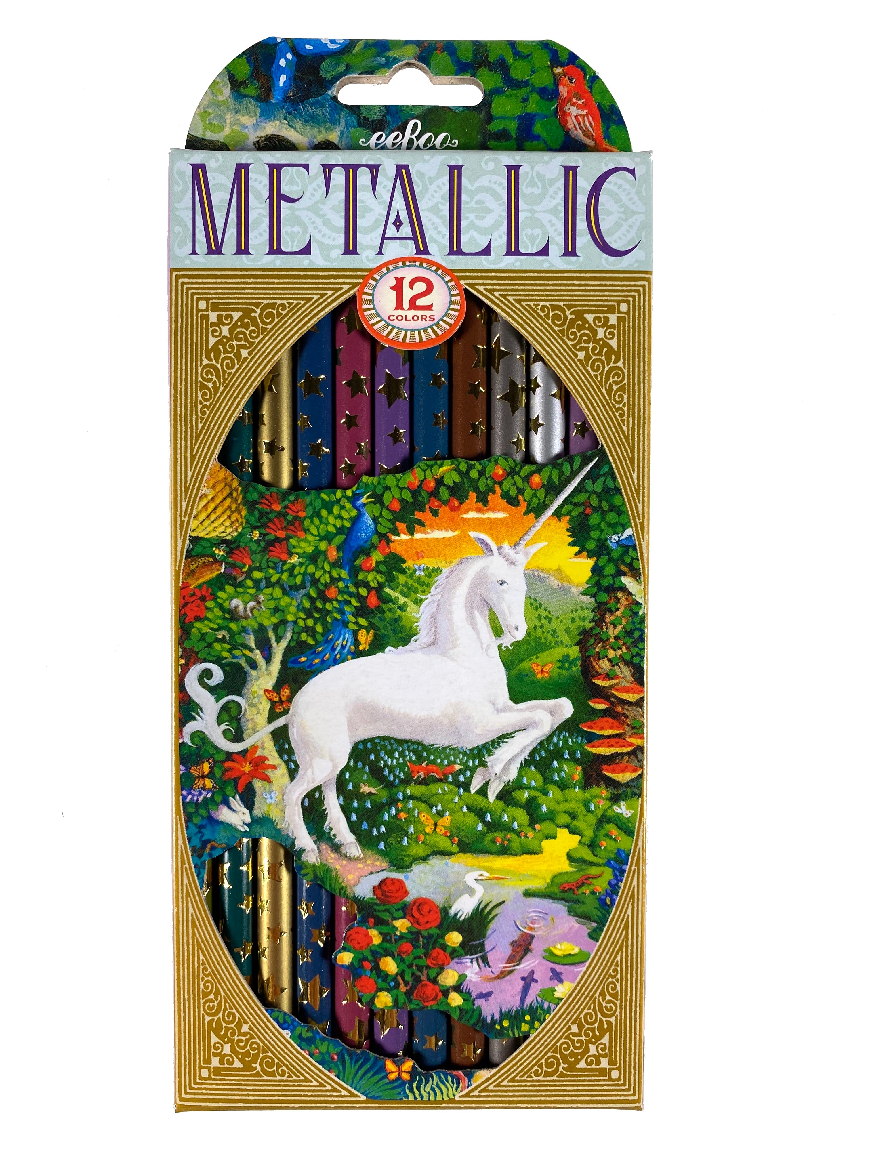 Metallic Pencils 12 Colors - Unicorn    