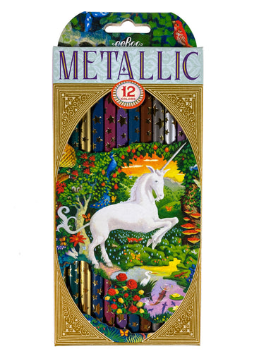 Metallic Pencils 12 Colors - Unicorn    