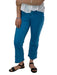 Ethyl Teal Double Fringe Cuff Capri Pant TEAL 2  3265803.1