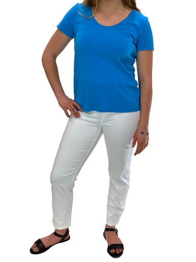 Ethyl Pull On White Ankle Pant WHITE 2  3265808.1