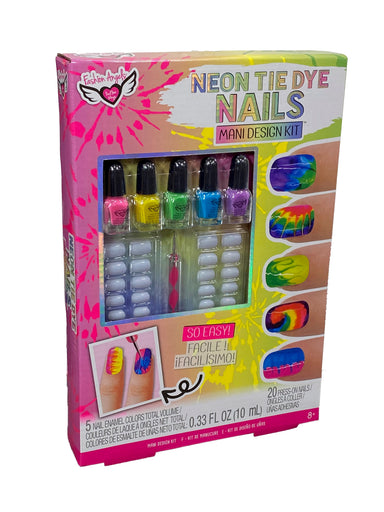 Neon Tie Dye Nails - Mani Design Kit    